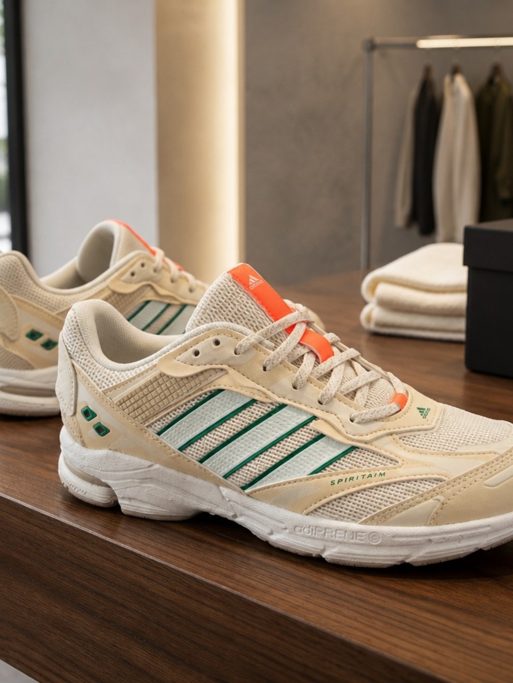 Adidas Spiritain 2000 Wonder White/CoreWhite/Court Green ID5409 Men’s Size 9.5